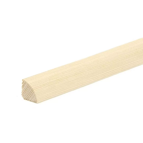 Pine Decorative Flooring Quadrant Trim Beading Wood Moulding Edging