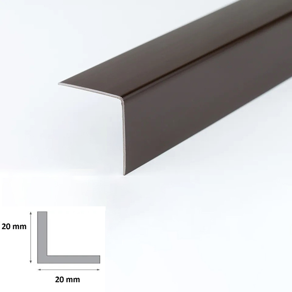 Plastic PVC Corner 90 Degree Angle Trim - 2.5m Long