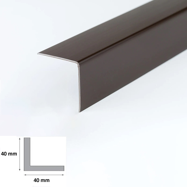 Plastic PVC Corner 90 Degree Angle Trim - 2.5m Long