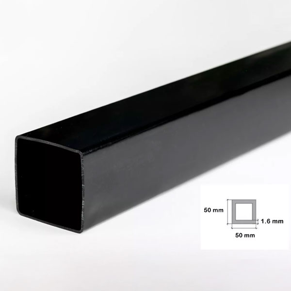 PVC Box Section, 2.5m Long Plastic Square Tubes and Square PVC Pipe