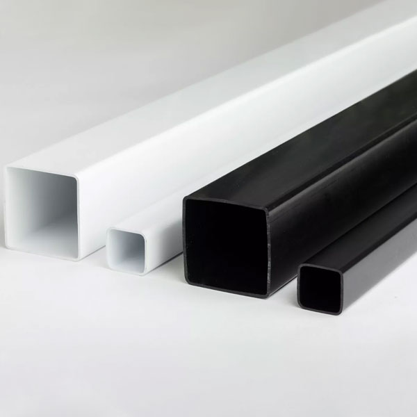 PVC Box Section, 2.5m Long Plastic Square Tubes and Square PVC Pipe