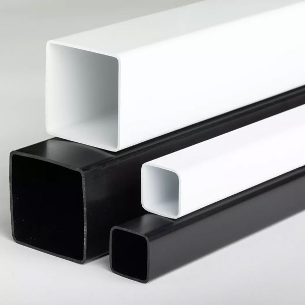 PVC Box Section, 2.5m Long Plastic Square Tubes and Square PVC Pipe