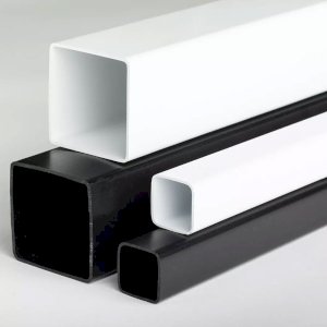 PVC Box Section, 2.5m Long Plastic Square Tubes and Square PVC Pipe