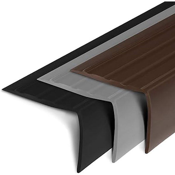 PVC Stair Nosing Profile in L Shape Elegant Stair Protection For All Flooring Types