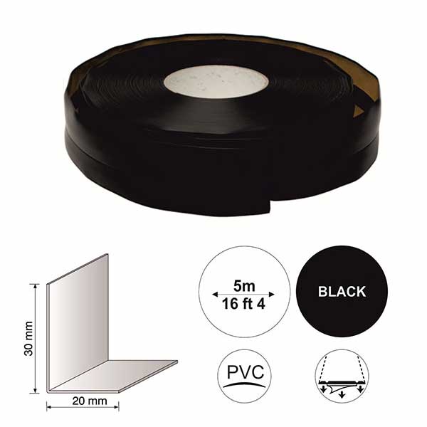 Self Adhesive Flexible PVC Skirting Board 5m Long