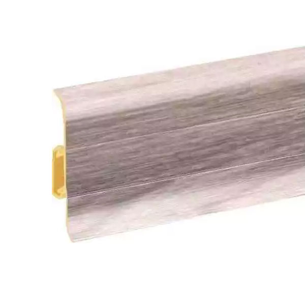 Skandynawian Oak PVC Skirting Board & Accessories Cable Cover Flexible Edges