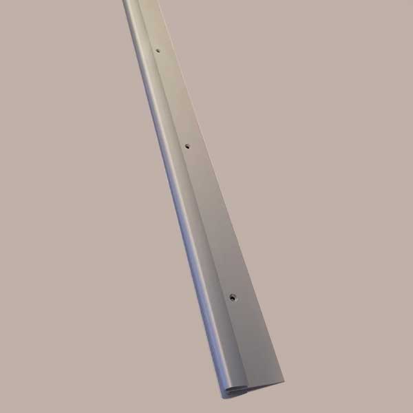 Step Floor Silver Stair Nosing Edge Trim for 14 to 16mm Flooring