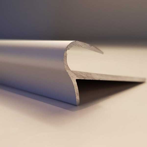 Step Floor Silver Stair Nosing Edge Trim for 14 to 16mm Flooring