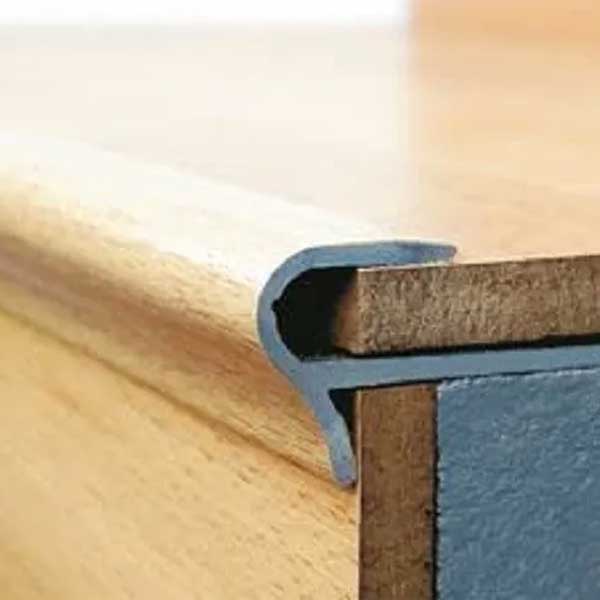 Step Floor Silver Stair Nosing Edge Trim for 14 to 16mm Flooring