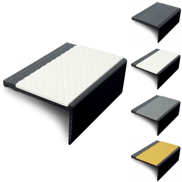 Tredsafe Non Slip Heavy Duty Hard Node PVC Stair Nosing 60.4 x 32mm