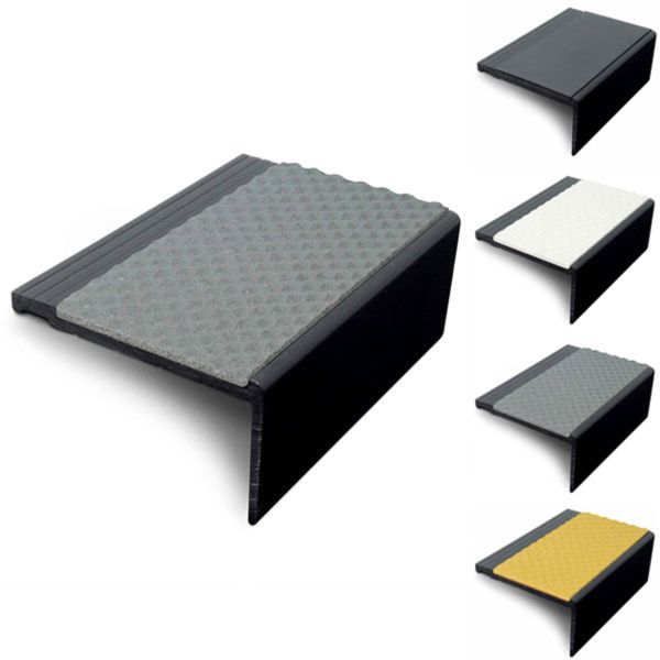 Tredsafe Non Slip Heavy Duty Hard Node PVC Stair Nosing 60.4 x 32mm