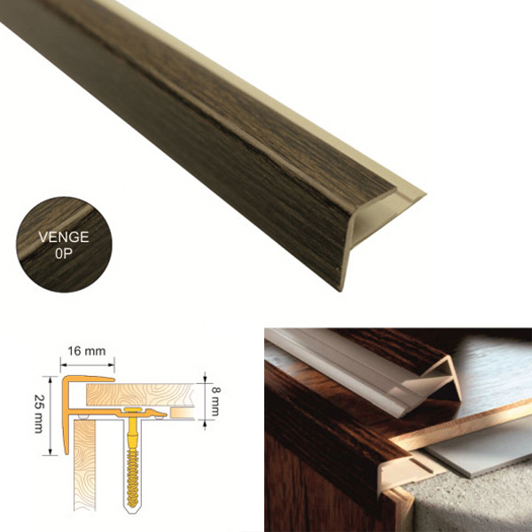 UPVC Push In Stair Nosing for Stair Edges