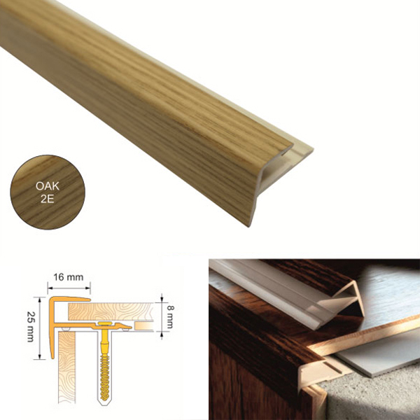 UPVC Push In Stair Nosing for Stair Edges